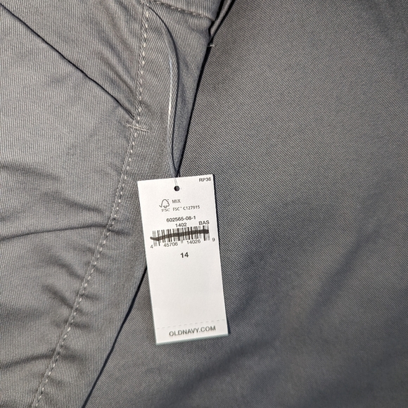 Old Navy Gray Bootcut Pants Size 14 NWT - Picture 2 of 4